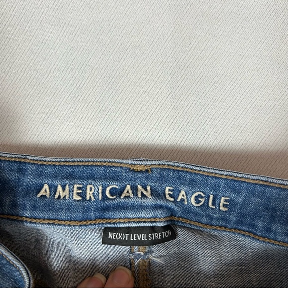 American Eagle Hi Rise Jegging Women’s 4 Short Next Level Stretch High Rise Jean - Picture 5 of 13
